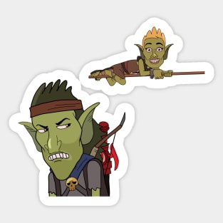 HarmonQuest: Boneweevil and Chip Sticker